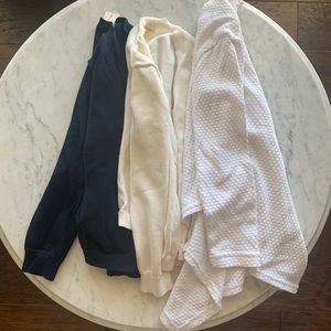 Cardigan Lot girls crewcuts Jcrew DKNY White Navy size 4-5